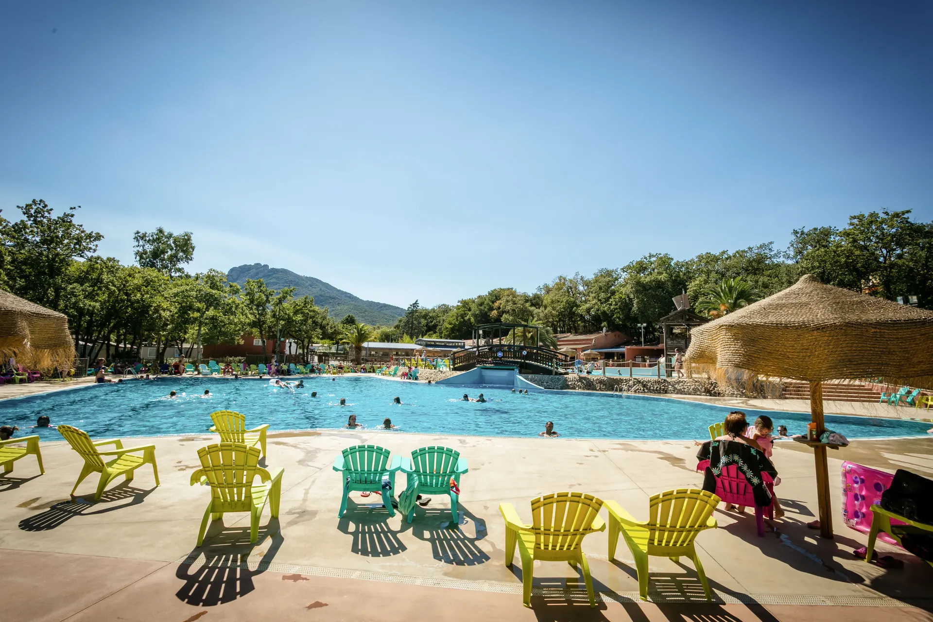 vue de l'ensemble de la piscine