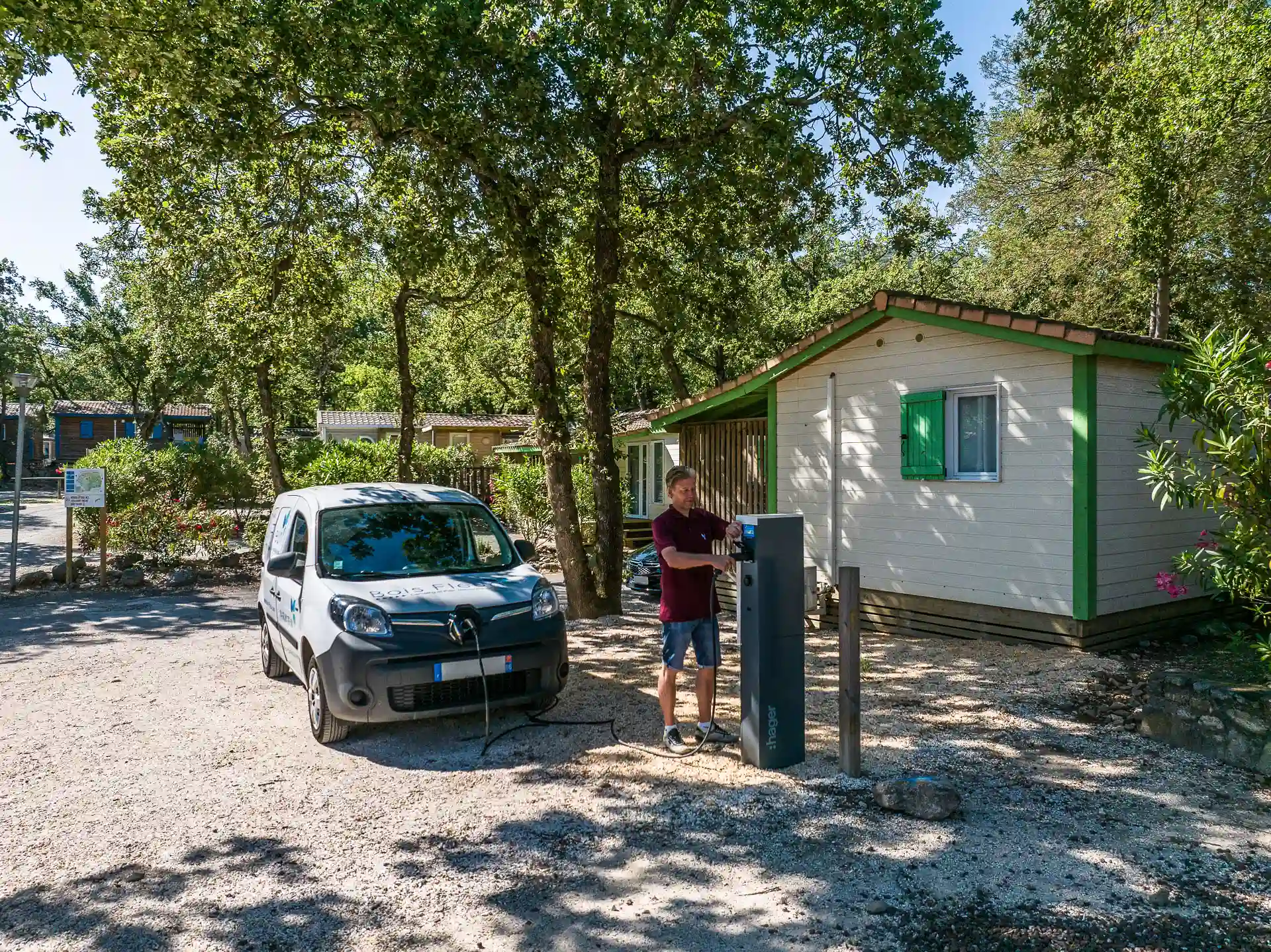 electric car charging station