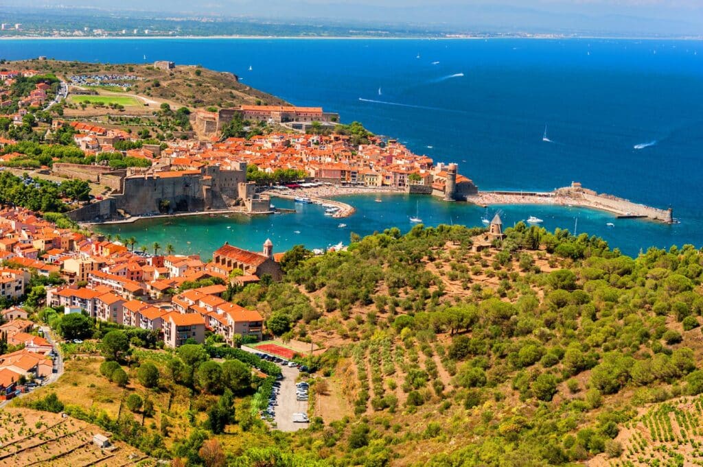 Blick auf Collioure