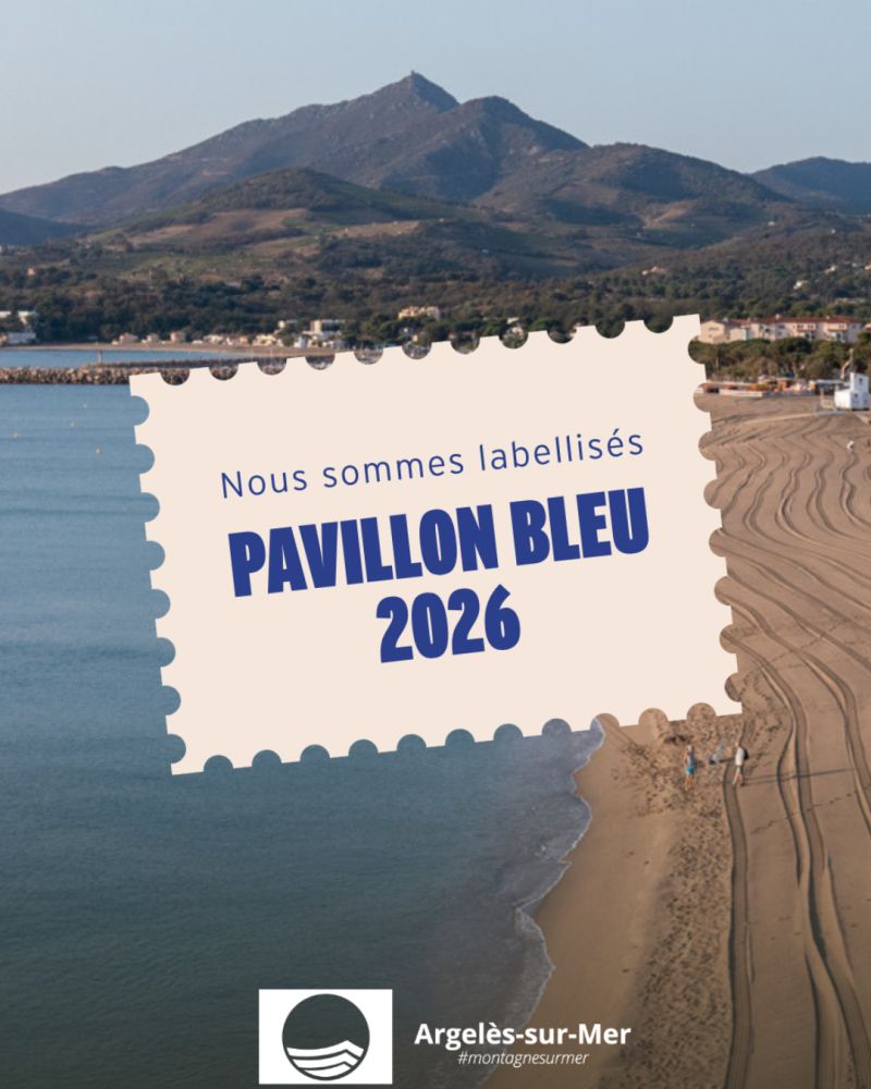 Argeles sur Mer Label Pavillon Bleu